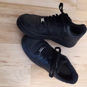 Black Nike Air Force 1s